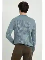 Джемпер прямого силуэта с шерстью