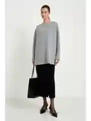 Джемпер из 100% шерсти оверсайз