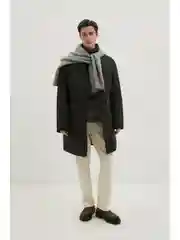 Пальто утепленное с утиным пухом