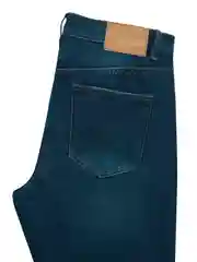 Синий джинсы slim fit мужские