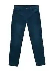 Синий джинсы slim fit мужские