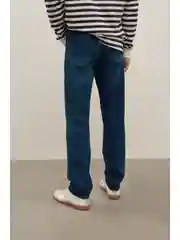 Синий джинсы slim fit мужские