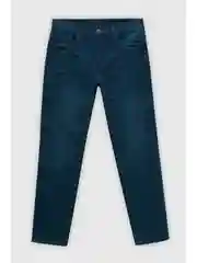 Синий джинсы slim fit мужские