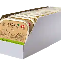 Влажный корм для собак Ferma Ягненок с индейкой и розмарином, 150г*11шт