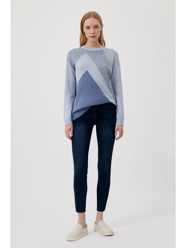 Утепленные джинсы straight fit женские