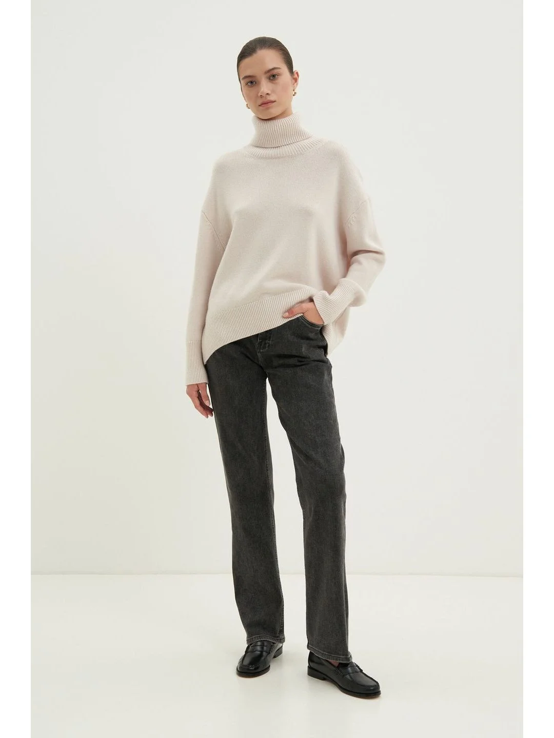 Джинсы straight fit женские
