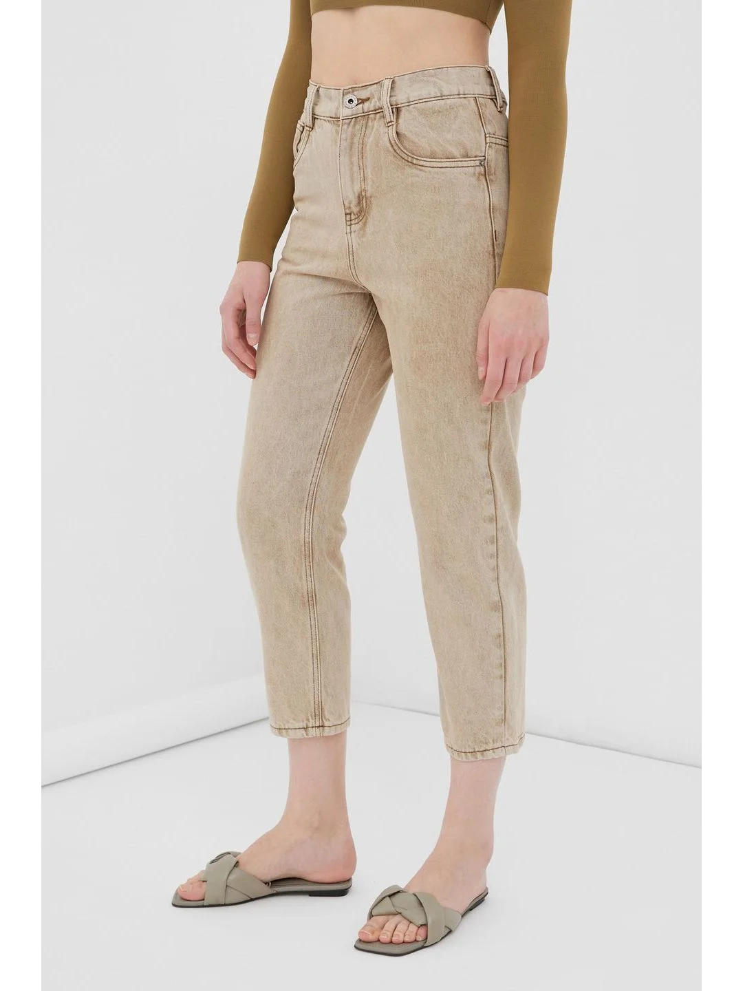Джинсы straight fit женские