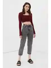 Джинсы straight fit женские