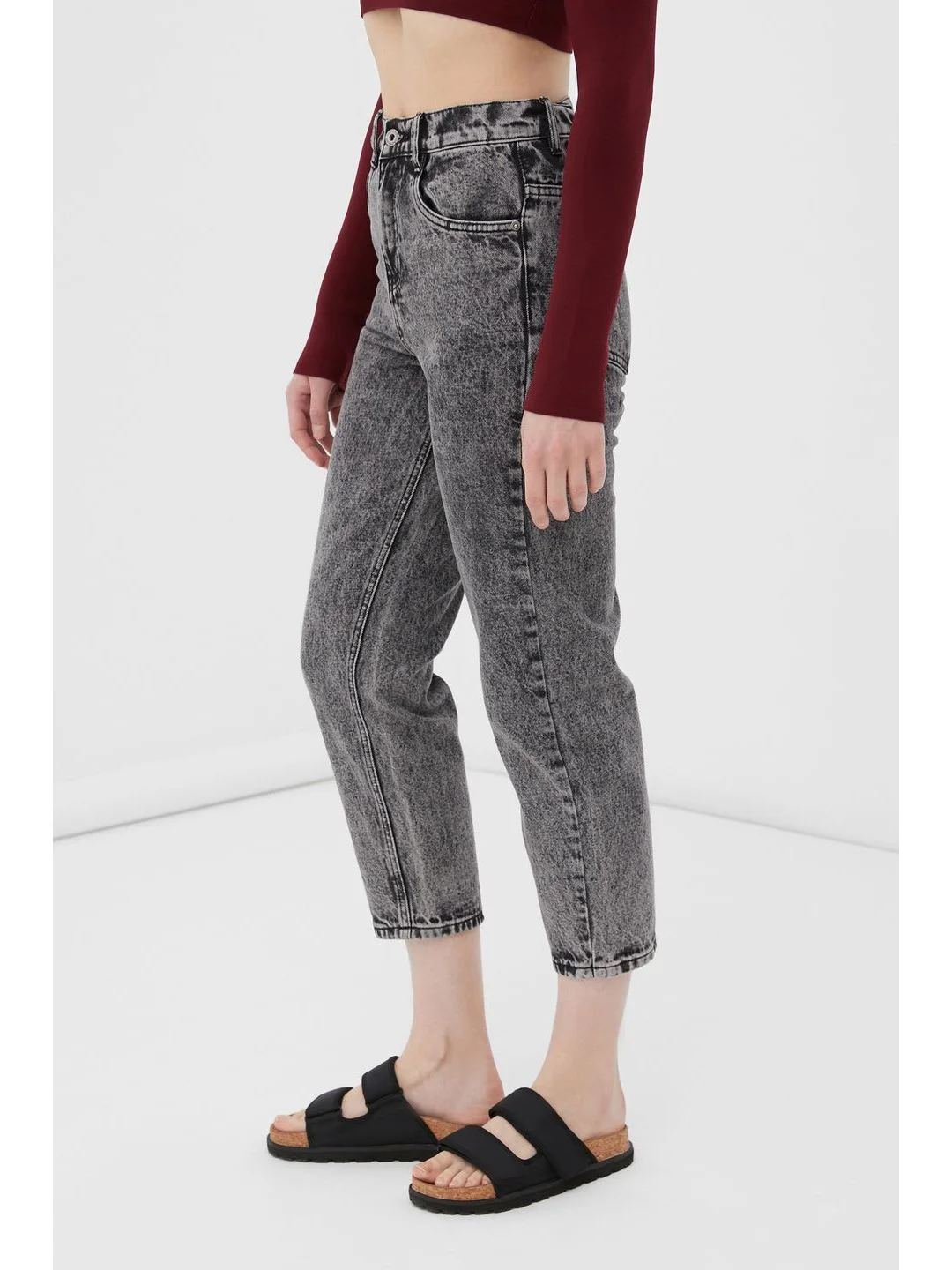 Джинсы straight fit женские