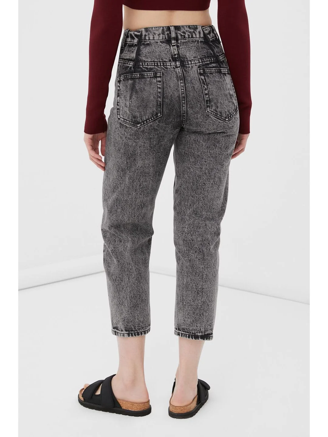 Джинсы straight fit женские