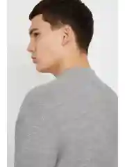 Джемпер прямого силуэта с шерстью
