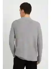 Джемпер прямого силуэта с шерстью