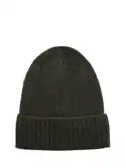 Зеленый шапка с шерстью