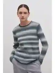 Джемпер прямого кроя с шерстью