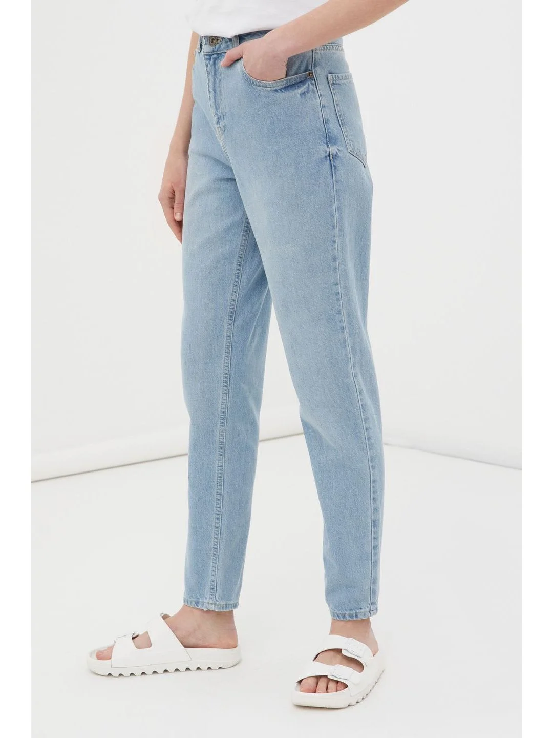 Джинсы straight fit женские
