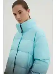 Розовый пальто утепленное с утиным пухом