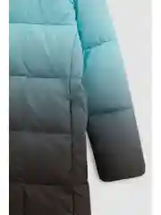 Розовый пальто утепленное с утиным пухом
