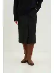 Юбка миди утепленная