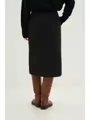 Юбка миди утепленная