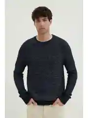 Джемпер прямого силуэта с шерстью