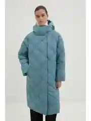 Пальто утепленное с утиным пухом