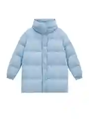 Стеганый пуховик oversize силуэта
