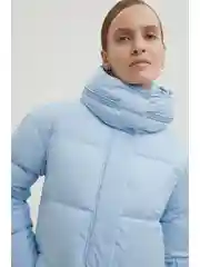 Стеганый пуховик oversize силуэта