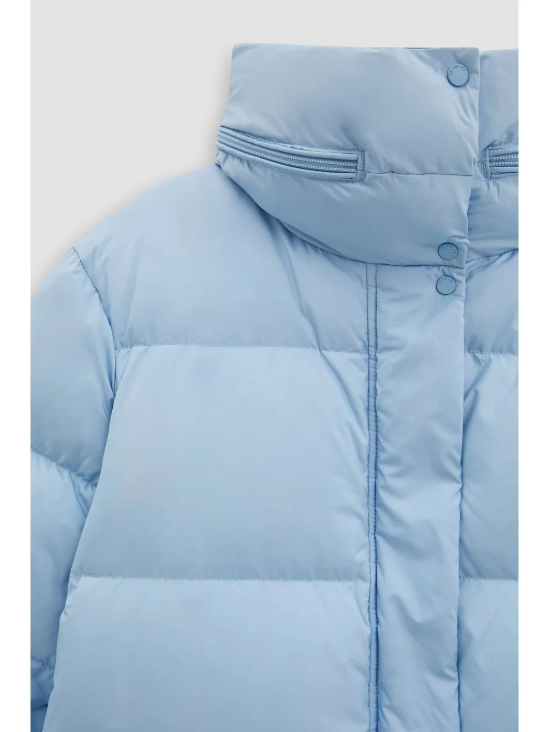 Стеганый пуховик oversize силуэта