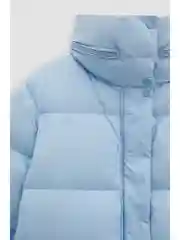 Стеганый пуховик oversize силуэта