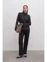Серый трикотажный женский джемпер
