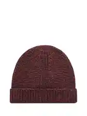 Голубой шапка с шерстью