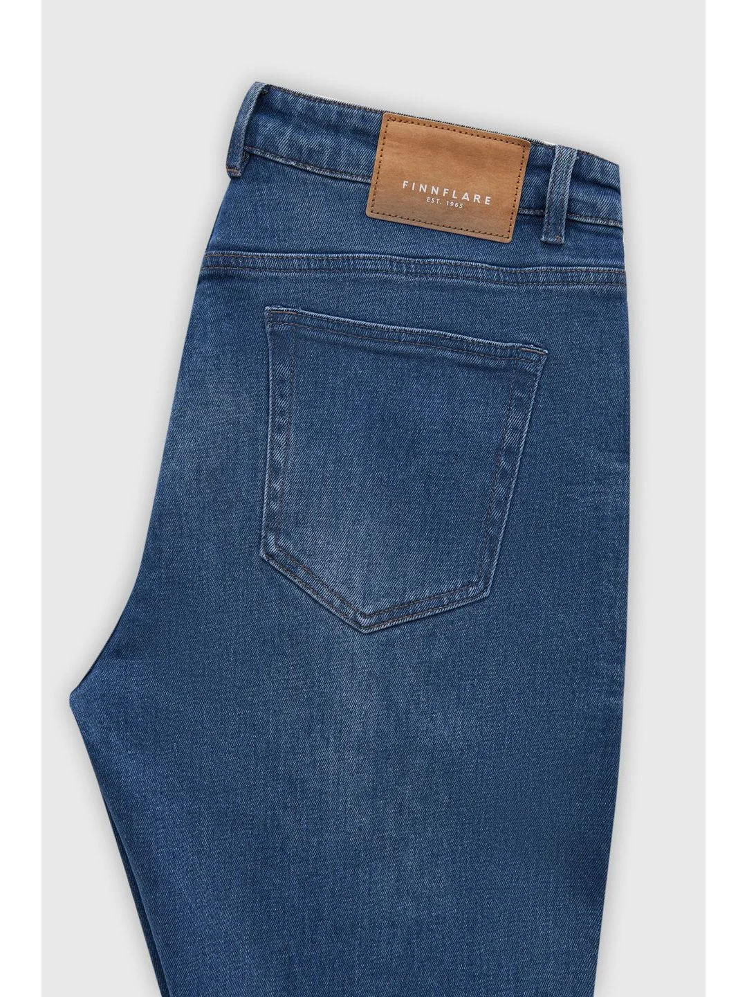Синий джинсы slim fit мужские