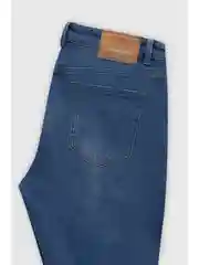 Синий джинсы slim fit мужские