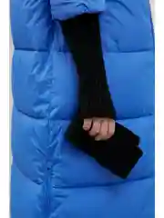 Черный длинные митенки с шерстью
