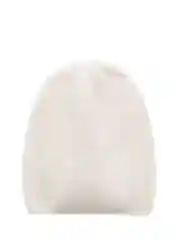 Белый шапка из шерсти