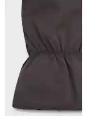 Серый утепленные варежки