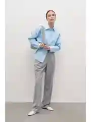 Широкие брюки с вискозой