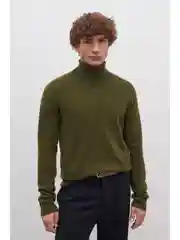 Серый водолазка из шерсти и кашемира