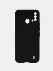 Черный накладка силиконовая для itel Vision 2S с защитой камеры, матовая