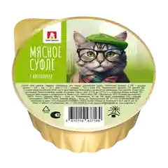 Мясное Суфле ЗООГУРМАН с кроликом для кошек 100 гр *20
