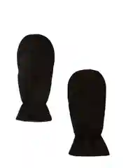 Черный утепленные флисовые варежки