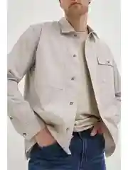 Бежевый рубашка мужская
