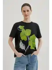 Футболка из хлопка с принтом