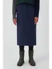 Синий юбка утепленная женская