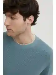 Белый джемпер свободного силуэта из хлопка