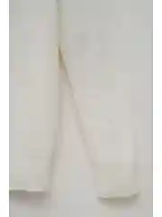 Белый джемпер свободного силуэта из хлопка