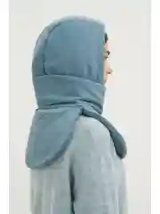 Бежевый капор утепленный