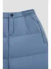 Синий утепленные стеганые брюки