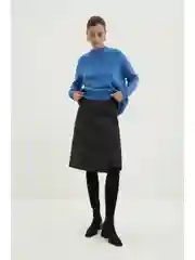 Юбка миди утепленная