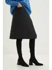 Юбка миди утепленная